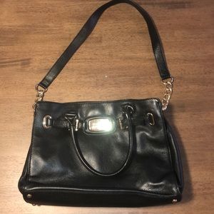 Black Leather Michael Kors Purse